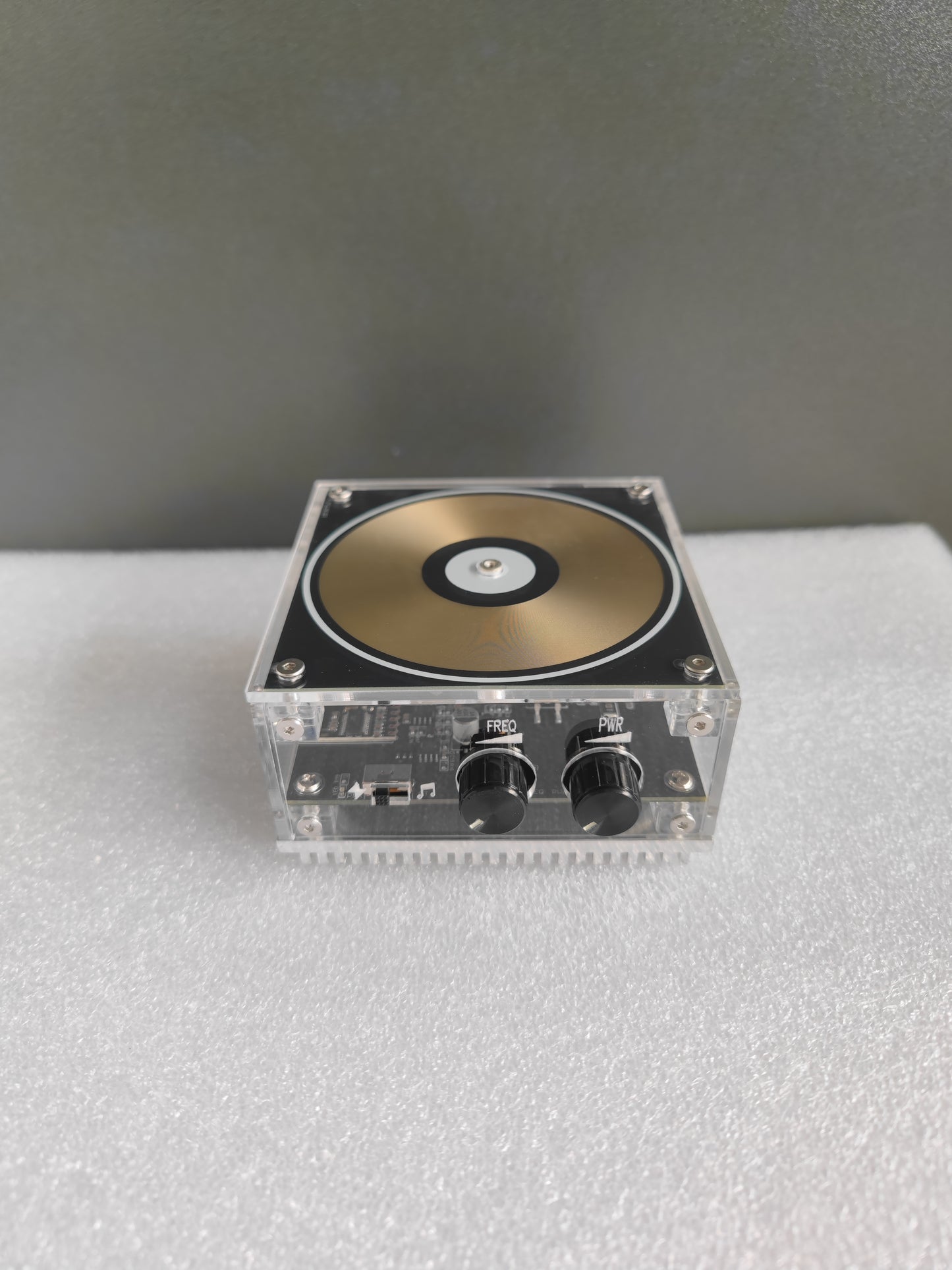 This is a free gift(Satisfy:$600USD)Bluetooth Music Tesla Coil Arc Plasma Loudspeaker Wireless Transmission Experiment Desktop Toy Model Haodley2022