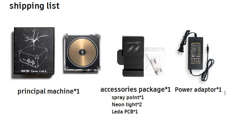 This is a free gift(Satisfy:$600USD)Bluetooth Music Tesla Coil Arc Plasma Loudspeaker Wireless Transmission Experiment Desktop Toy Model Haodley2022