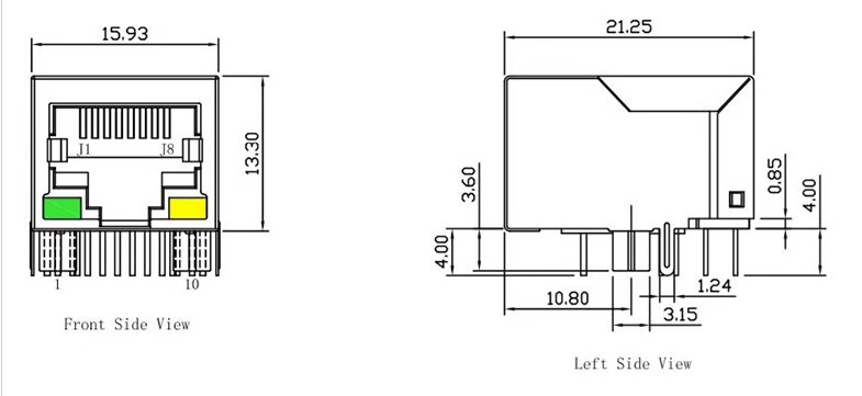 A70-112-331n126 Ethernet Gigabit Network Transformer RJ45 Connector for China Trjg0926henl LPJG0926HENL 5PCS/Sets