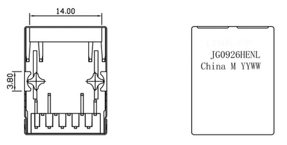A70-112-331n126 Ethernet Gigabit Network Transformer RJ45 Connector for China Trjg0926henl LPJG0926HENL 5PCS/Sets